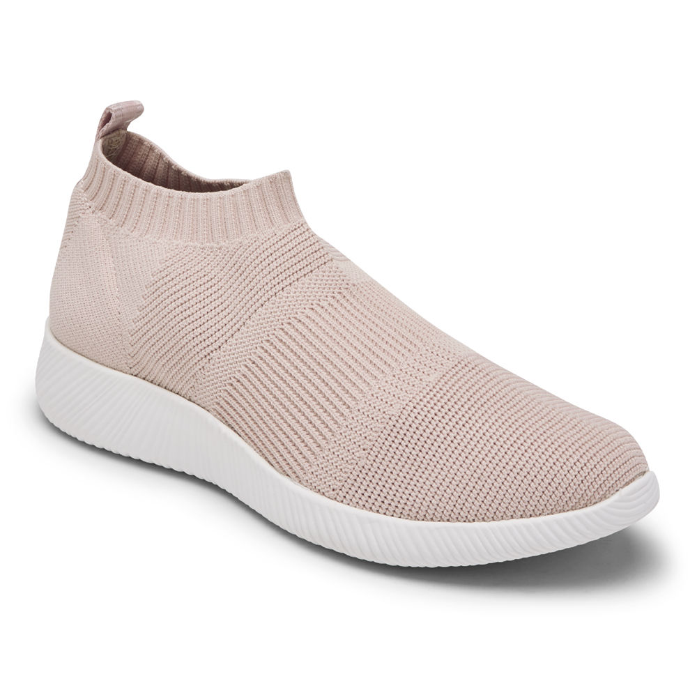 Tenis Rockport Mulher Rosa - City Lites Robyne Knit - 27183OIBN